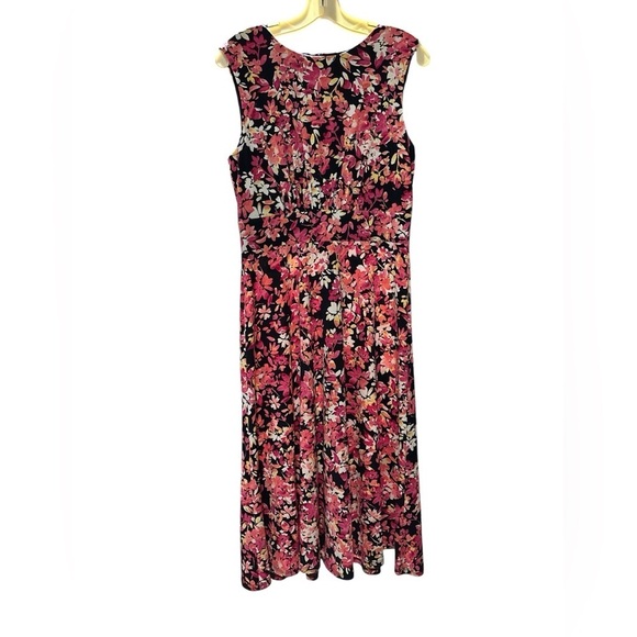 London Times Dresses & Skirts - London Times Black and Pink Floral Dress NWOT